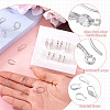 20Pcs 10 Styles Brass Earring Hooks KK-TA0002-29-4