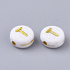 Plating Acrylic Beads X-PACR-R242-01T-2