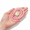Natural  Rose Quartz Beads Strands G-L104-8mm-01-5