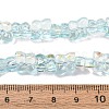 Transparent Glass Beads Strands GL-CBAAE04-02F-2