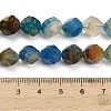 Natural Agate(Dyed & Heated) Beads Strands G-K425-B11-01-4