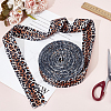Polyester Leopard Printed Ribbons DIY-WH0632-86-4