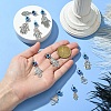 Evil Eyes Resin & Alloy Pendant PALLOY-YW029-5