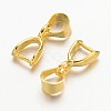 Brass Ice Pick Pinch Bails X-IFIN-KK08-G-2