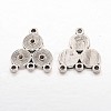 Alloy Rhinestone Connector Settings X-EA10684Y-1