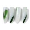 Transparent Spray Painted Glass Pendants GLAA-S202-03D-1