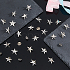 30Pcs Zinc Alloy Star Brooches FIND-FH0011-52P-4