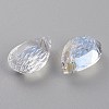 Embossed Glass Rhinestone Pendants GLAA-J101-05A-001MO-2