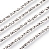 Tarnish Resistant 304 Stainless Steel Rolo Chains CHS-L017-18I-1