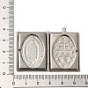 Tarnish Resistant 304 Stainless Steel Locket Pendants STAS-Q300-01B-P-3