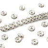 Brass Grade B Rhinestone Spacer Beads RSB038-B01-1