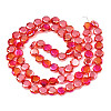 Electroplate Transparent Glass Beads Strands EGLA-N002-27-C02-2
