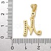 Brass Micro Pave Cubic Zirconia Pendants KK-M319-02G-M-3