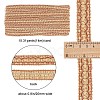 Polyester Braided Lace Trims WCOR-WH0001-04E-2
