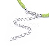 Glass Seed Beaded Necklaces NJEW-JN02691-03-3