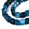 Natural Dyed Quartz Beads Strands G-T131-56-4