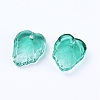 Two-Tone Transparent Glass Charms GLAA-H016-15Y-2