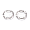 Non-Tarnish 201 Stainless Steel Clip-on Earrings EJEW-L256-04D-P-1