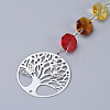 Chandelier Suncatchers Prisms Octogon Glass Chakra Hanging Pendant AJEW-G025-C02-3