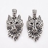 Tibetan Style Alloy Pendants TIBEP-WH0001-01AS-1