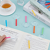 72Pcs 6 Colors Plastic Handheld Magnifier for Children DIY-GO0002-78-3
