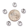 Iron Crystal Rhinestone Spacer Beads RB-A007-10MM-S-3