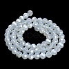 Electroplate Glass Beads Strands EGLA-A035-J8mm-A06-2