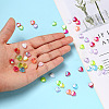 Eco-Friendly Transparent Acrylic Beads TACR-YW0001-07I-8
