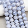 Natural Blue Lace Agate Beads Strands G-D106-A01-14mm-A-1