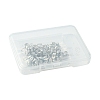 40Pcs 4 Styles Brass Ice Pick Pinch Bails KK-FS0001-24-6
