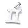 Tarnish Resistant 304 Stainless Steel Pendants X1-STAS-L210-06K-P-1