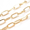 Ion Plating(IP) 304 Stainless Steel Paperclip Chains CHS-F009-02B-G-2