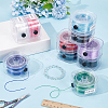 10Pcs 10 Colors Flat Elastic Crystal String Sets EW-UN0001-01-2