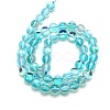 Synthetic Moonstone Beads Strands G-F143-8mm-07-2