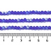 Transparent Glass Beads Strands EGLA-A034-T4mm-MB31-5