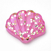 Resin Paillette Pendants CRES-S303-50-2