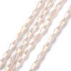Opaque Glass Beads Strands GLAA-P001-04A-04-1