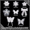 16Pcs 8 Styles Organza Lace Embroidery Costume Accessories DIY-GA0007-51-2