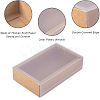 30Pcs Kraft Paper Jewelry Drawer Boxes CON-BC0007-22-3
