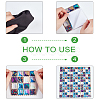 10 Sheets PVC Self Adhesive Mosaic Tile Stickers FIND-WH0145-99-3