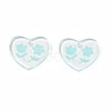 Transparent Resin Pendants RESI-N030-001C-2