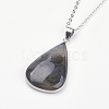 Brass Pendant Necklaces NJEW-JN02046-3
