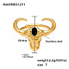 316L Surgical Stainless Steel Enamel Cuff Open Rings WG18EEE-05-1