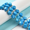Dyed Natural Howlite Beads Strands G-G023-B01-01A-2