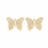 Rack Plating 201 Stainless Steel Filigree Pendants X-STAS-T057-32G-2
