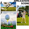 12Pcs Two-tone Plastic Golf Double Tees AJEW-CA0001-62-6