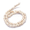 Natural Magnesite Beads Strands X-TURQ-P001-02A-11-2
