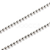 Brass Ball Chain Necklaces NJEW-JN02912-03-2