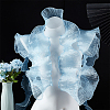 10 Yards Mermaid Color Polyester Pleated Lace Trim Ribbon DIY-WH0419-43B-6