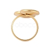 304 Stainless Steel Open Cuff Ring Findings STAS-E124-05M-G-2